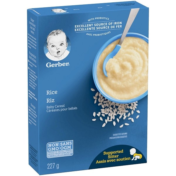 baby cereal box