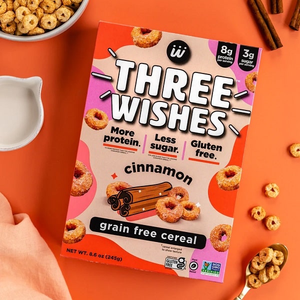 printed breakfast cereal boxes